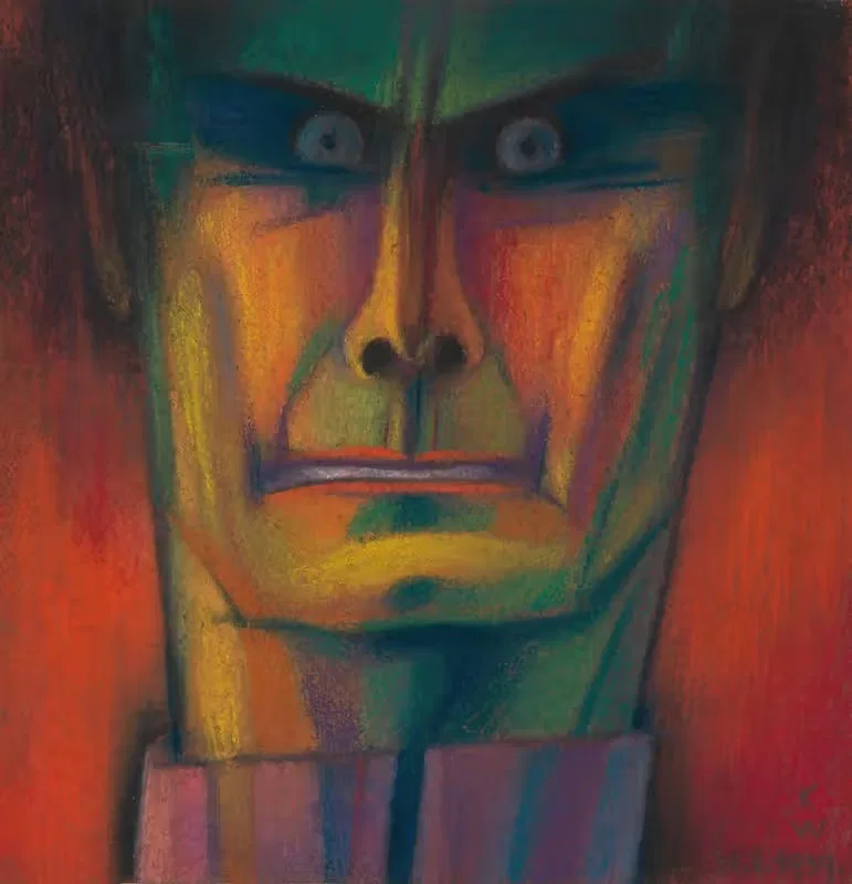 Männliches Porträt (nach Rudolf Hess) — Karl Wiener