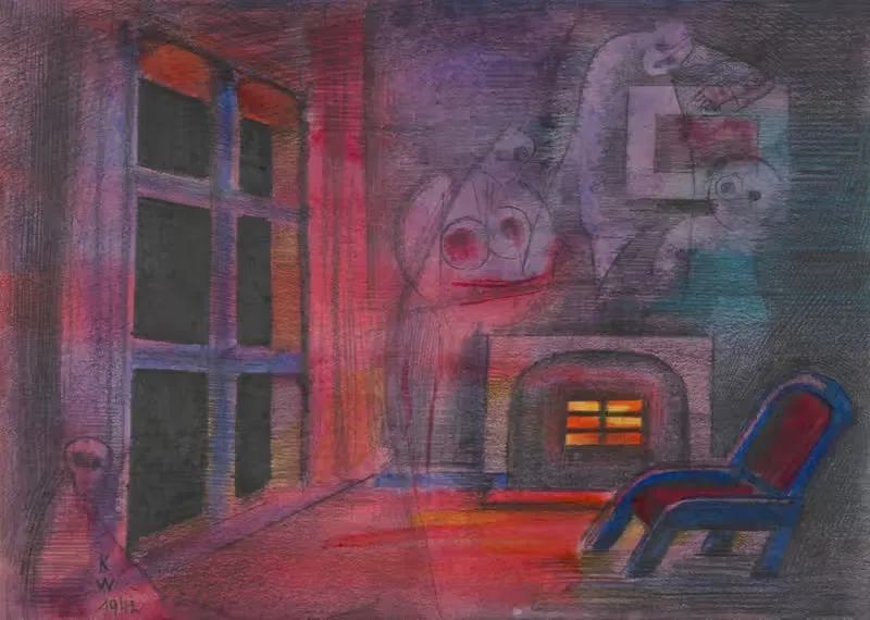 Ночной страх by Карл Винер, 1942 — digital art print download