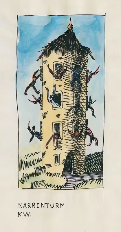 Башня дураков by Карл Винер — digital art print download
