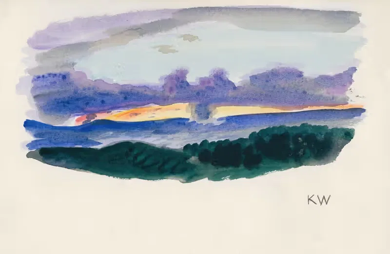 Naturstudie IX by Karl Wiener, 1924 — digital art print download