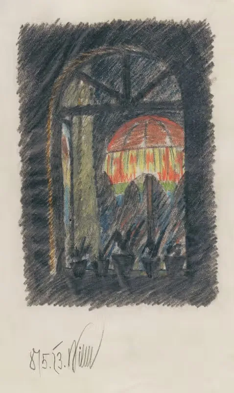 Ohne Titel, (Skizzen 10 Blätter) — Karl Wiener