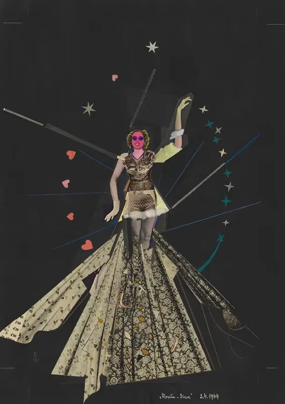 Revue – Diva by Karl Wiener, 1944 — digital art print download