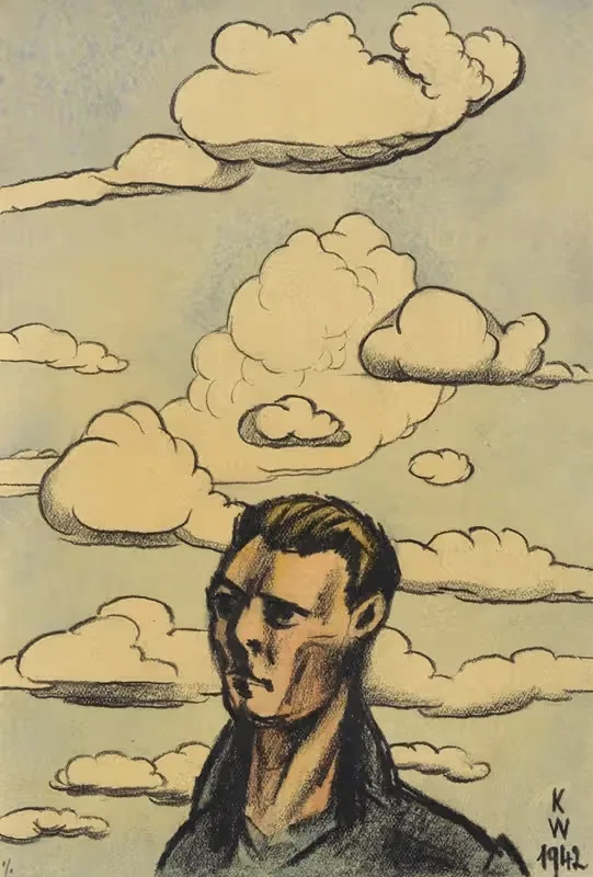 Sommer – Der Mann von Vierzig by Karl Wiener, 1942 — digital art print download