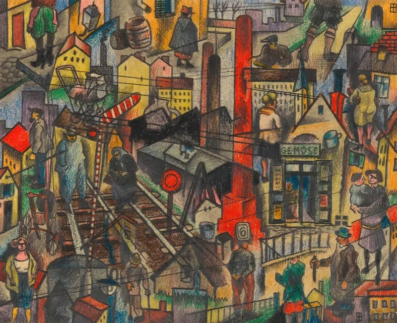 Пригород IV by Карл Винер, 1926 — digital art print download
