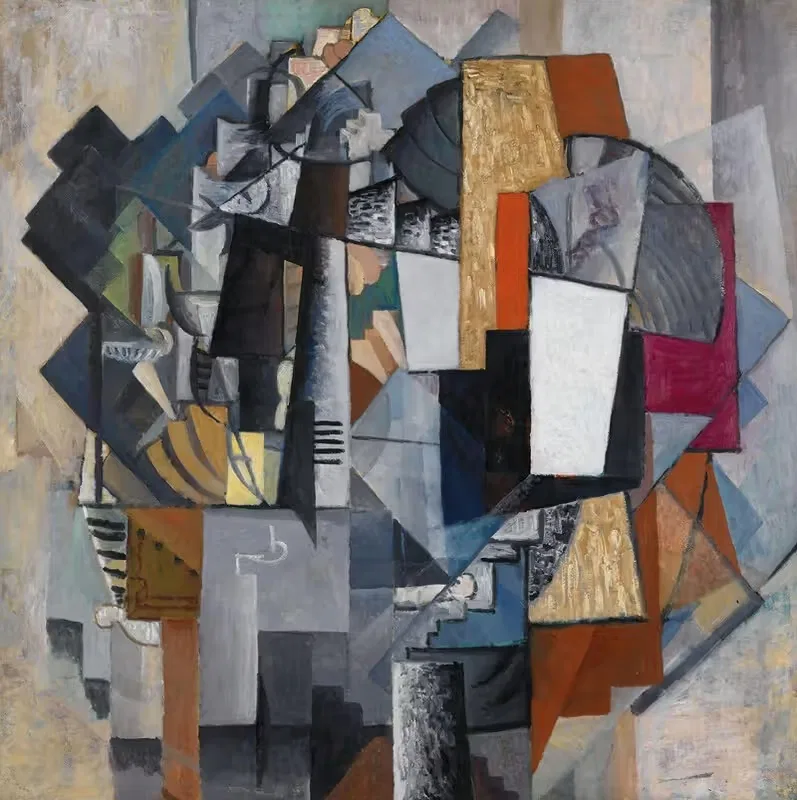 Bureau and Room by Kazimir Malevich, 1913 — digital art print download