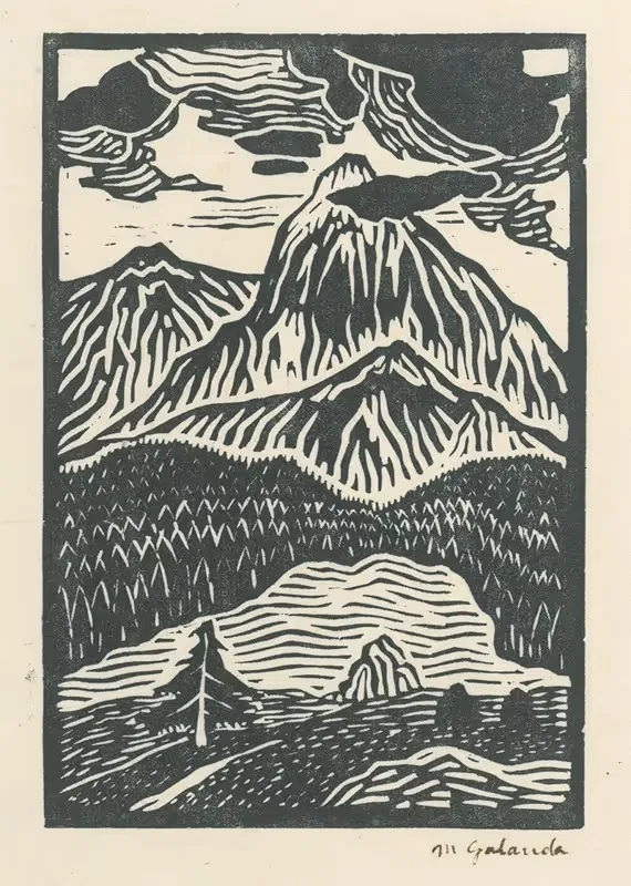Autumn II by Mikuláš Galanda, 1924 — digital art print download