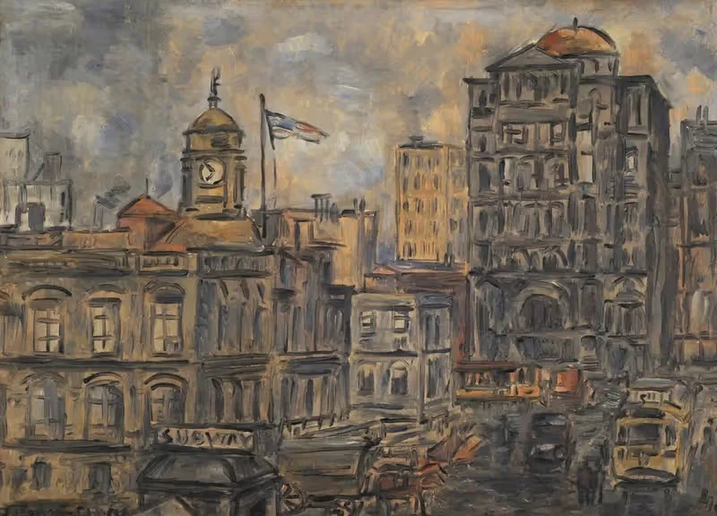Ратуша (Н.Й.) by Хоакин Торрес-Гарсия, 1942 — digital art print download