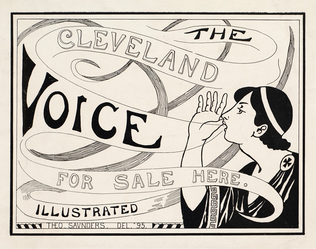The Cleveland voice by Theo Saunders — digital art print download