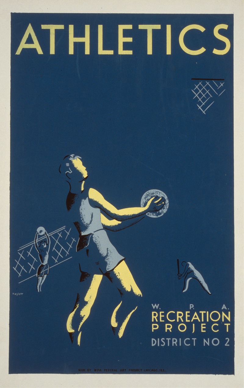 Athletics by Аноним, 1936 — digital art print download