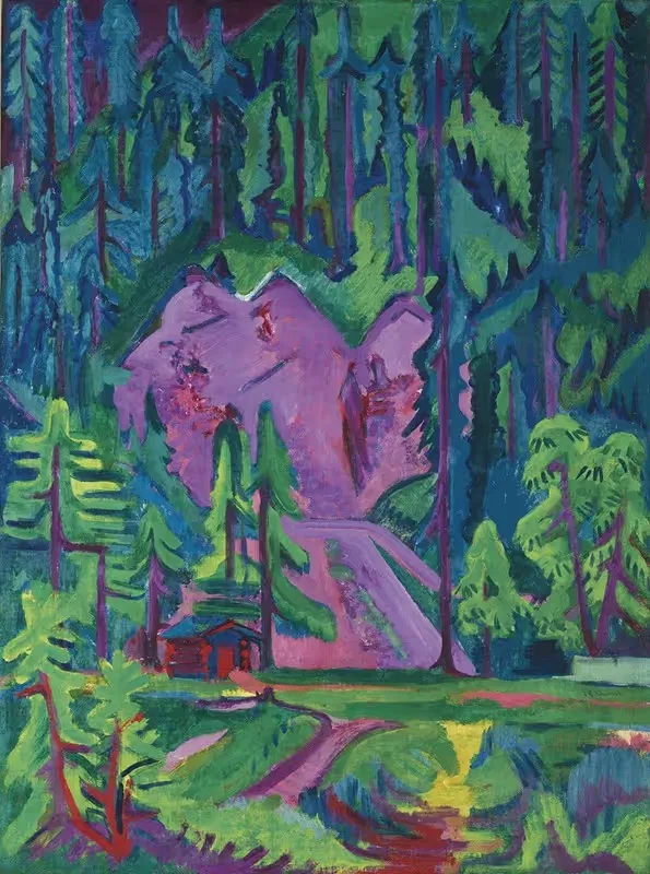 Steinbruch bei Wildboden by Ernst Ludwig Kirchner, 1923 — digital art print download