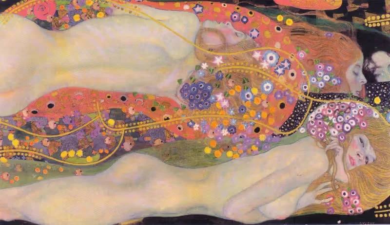 Водяные змеи II by Густав Климт, 1907 — digital art print download