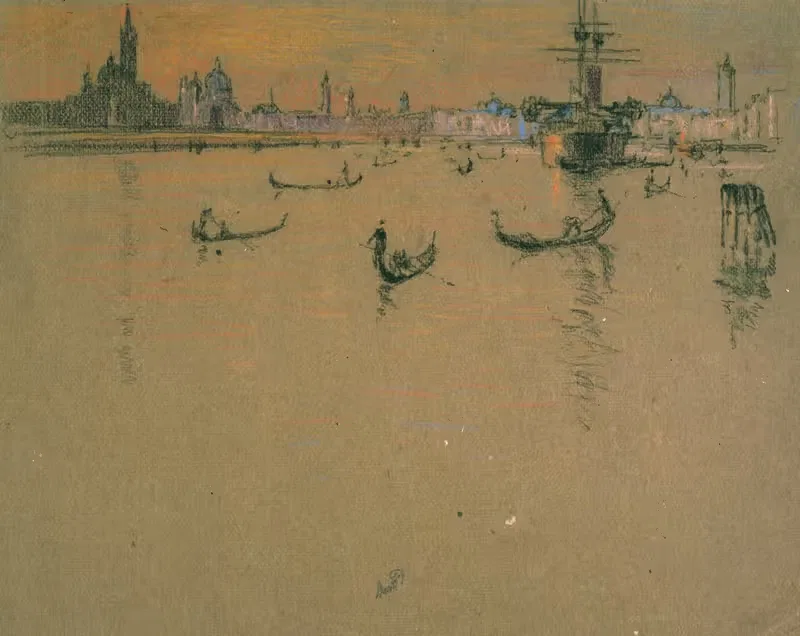 Лагуна, Венеция by Джозеф Пеннел, 1909 — digital art print download
