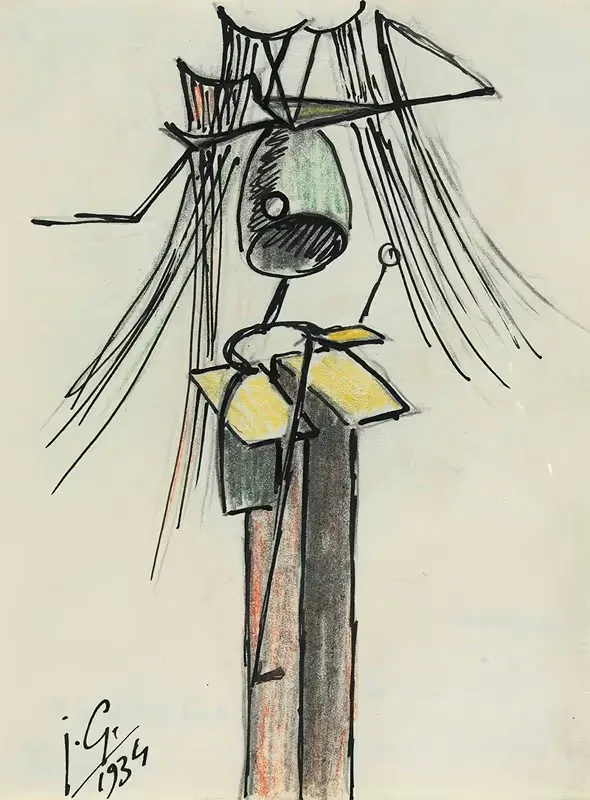 Femme dite 'L'insecte crissant' — Julio González