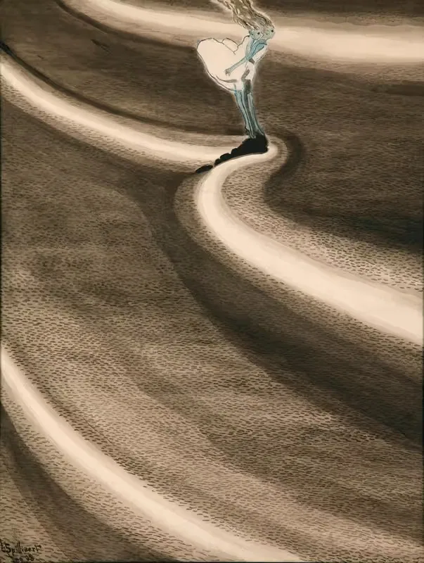 Fillettes devant la vague by Léon Spilliaert, 1908 — digital art print download