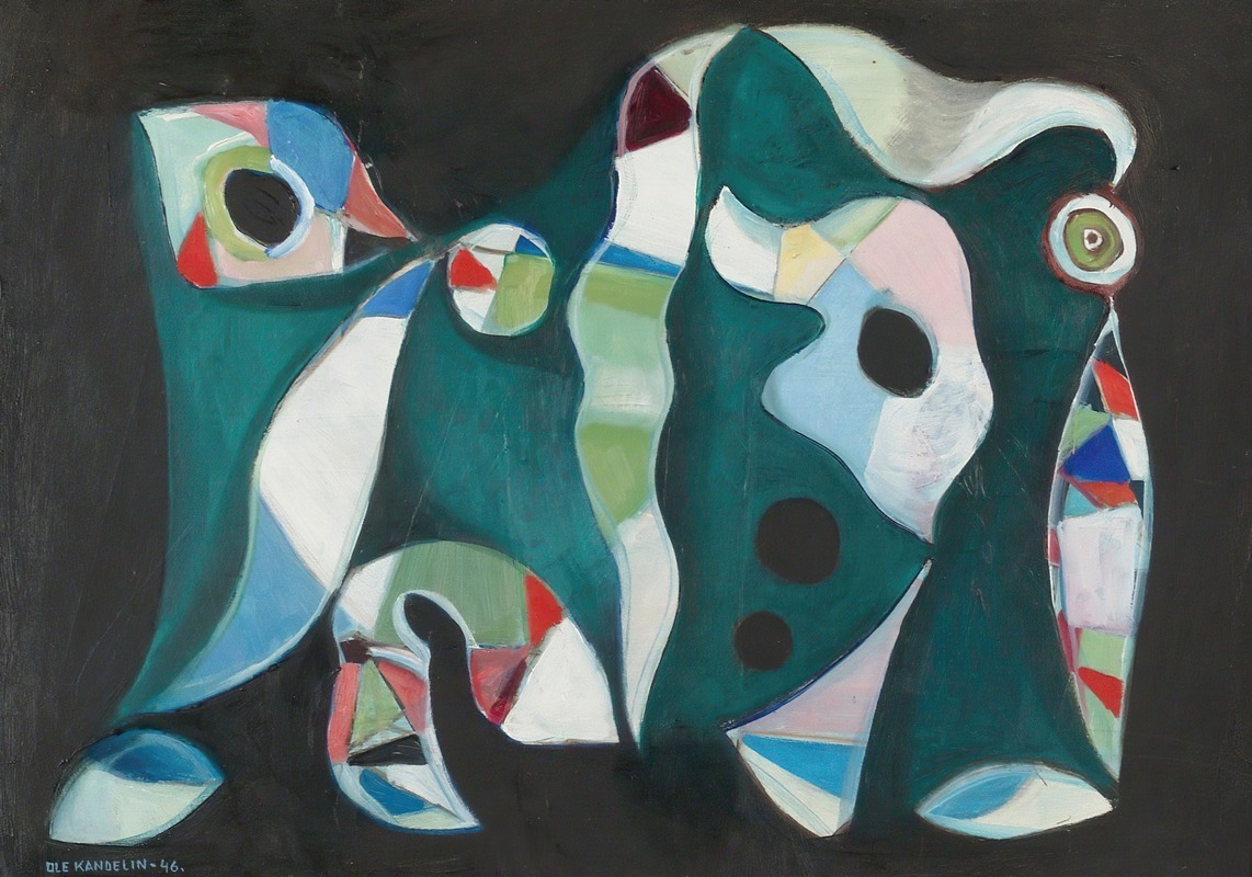 Композиция by Оле Канделин, 1946 — digital art print download