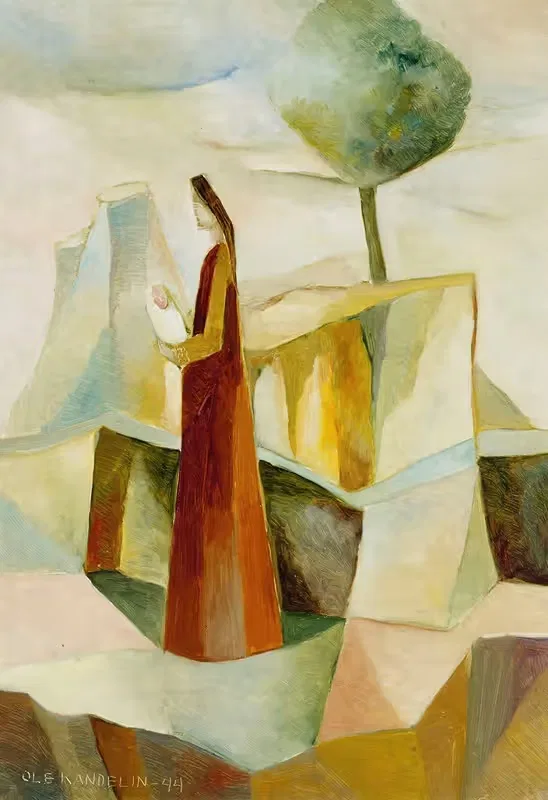 Mary and The Infant Jesus — Ole Kandelin