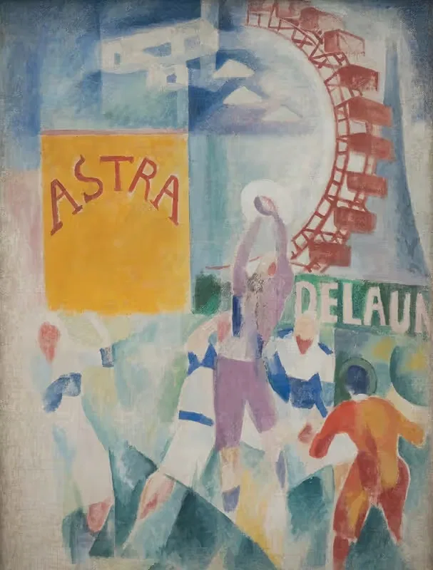 The Cardiff team by Robert Delaunay, 1913 — digital art print download
