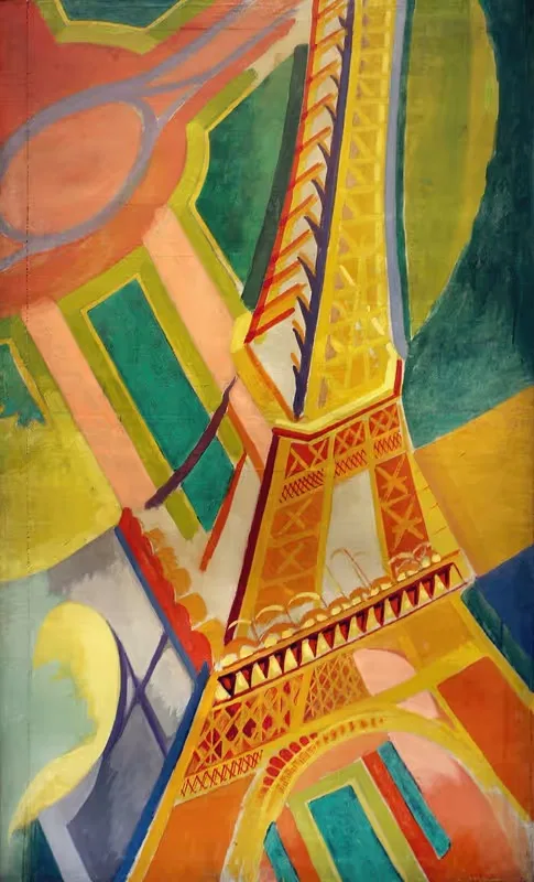 Эйфелева башня by Робер Делоне, 1926 — digital art print download