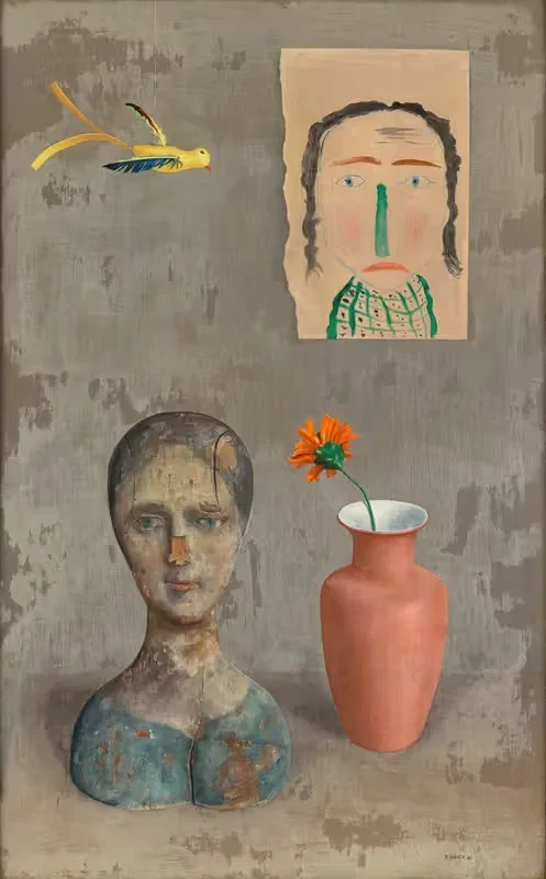 Два головы by Рудольф Ваккер, 1932 — digital art print download