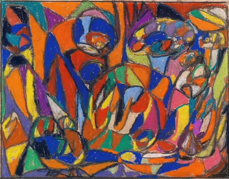 Ohne Titel by Adolf Hölzel, 1920 — digital art print download