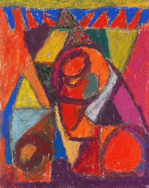 Ohne Titel by Adolf Hölzel, 1925 — digital art print download