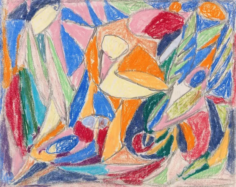 Ohne Titel by Adolf Hölzel — digital art print download
