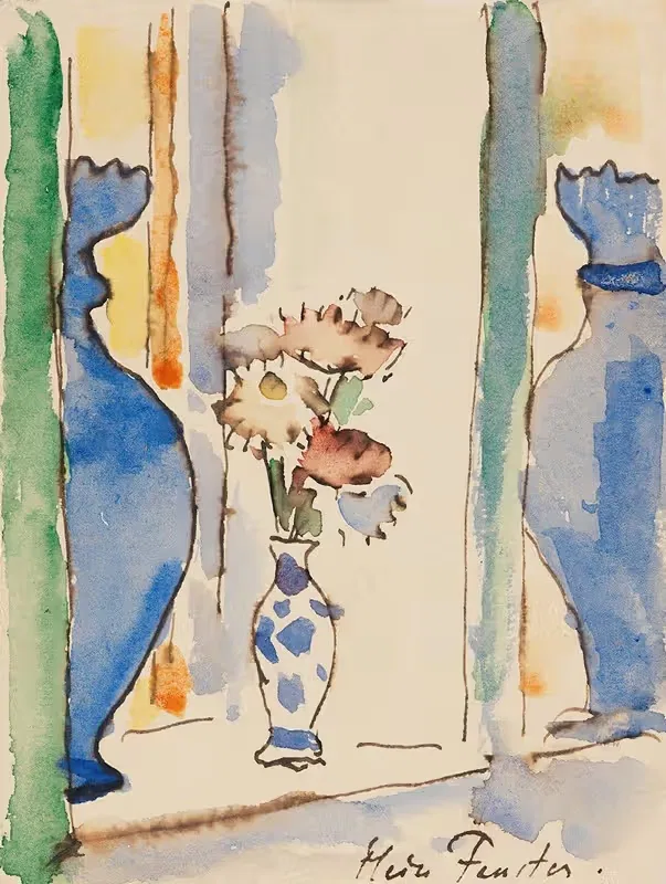 Mein Fenster by Alexej von Jawlensky, 1930 — digital art print download