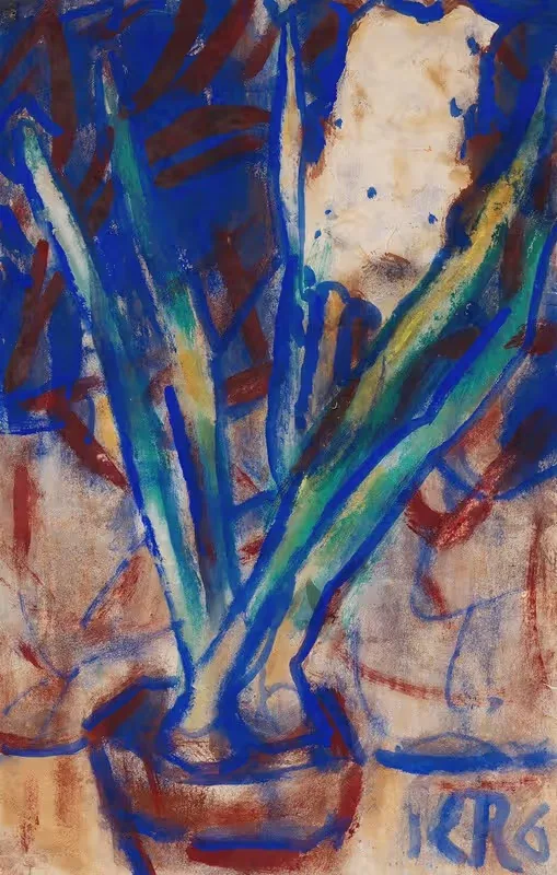 Weiße Hyazinthe by Christian Rohlfs, 1916 — digital art print download