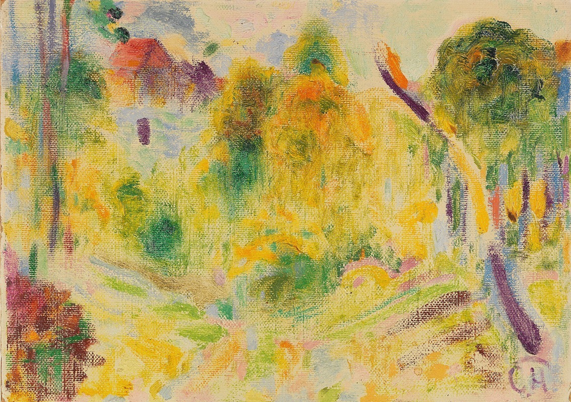 Пейзаж by Курт Херрманн, 1920 — digital art print download