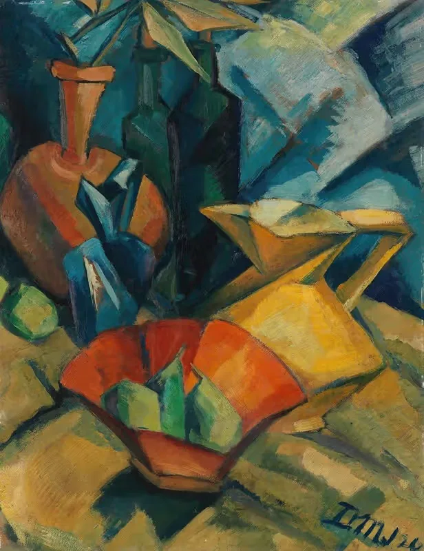 Натюрморт с кувшином by Доротея Мецель-Йохансен, 1920 — digital art print download
