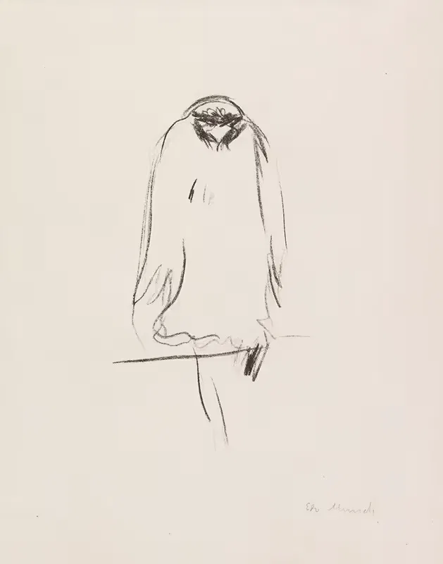 Сидящий хищный птица. Орел by Эдвард Мунк, 1908 — digital art print download
