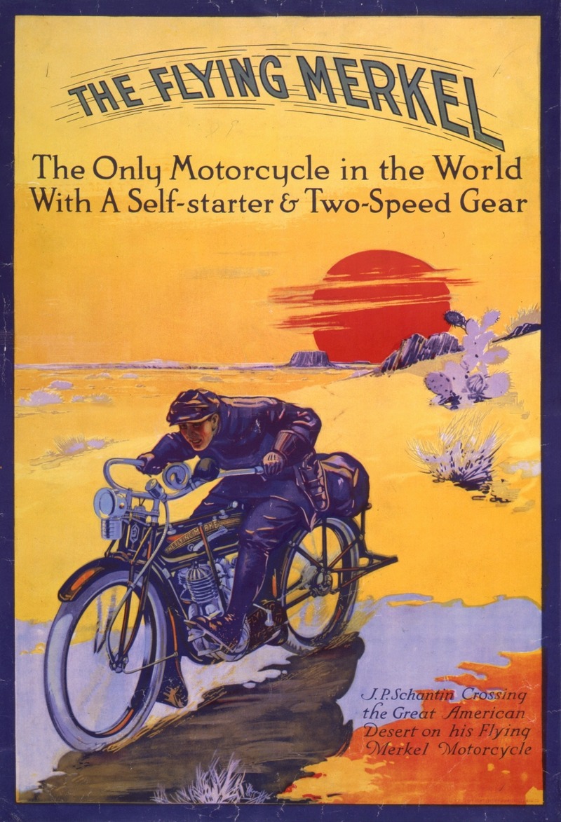 The flying Merkel by Anonymous, 1913 — digital art print download