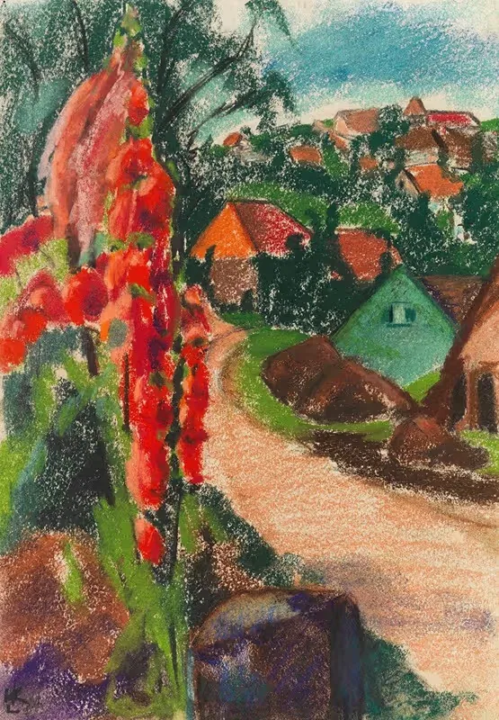 Лето в деревне by Кэтэ Лёвенталь, 1925 — digital art print download