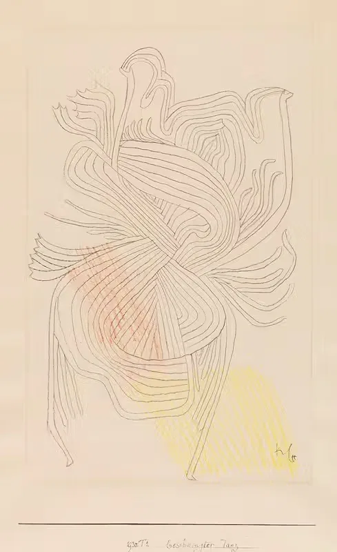 Летящий танец by Поль Клее, 1930 — digital art print download