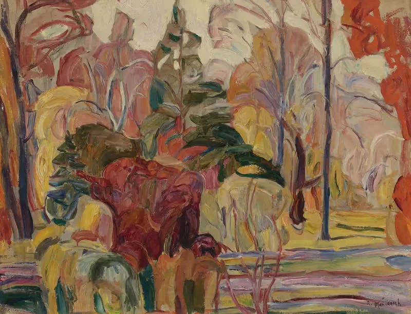 Сцена осени by Абрахам Маневич — digital art print download