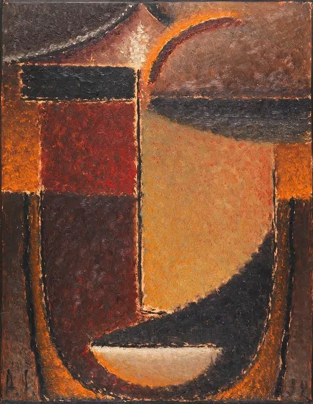 Абстрактная голова; Восток – сдержанный жар by Алексей фон Явленский, 1932 — digital art print download