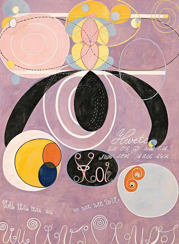 The Ten Largest, No. 6 by Hilma af Klint, 1907 — digital art print download