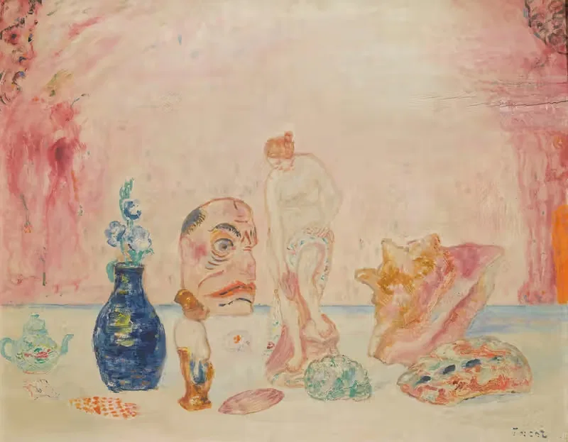 Coquilles Et Statuettes by James Ensor, 1934 — digital art print download