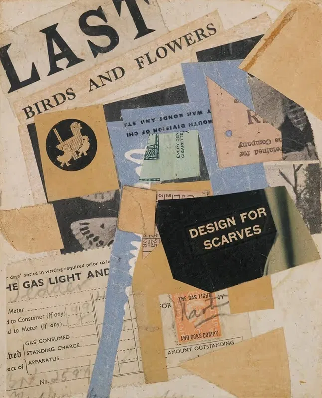 C 50 Last Birds And Flowers — Kurt Schwitters