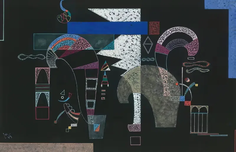 La Forme Blanche by Wassily Kandinsky, 1939 — digital art print download