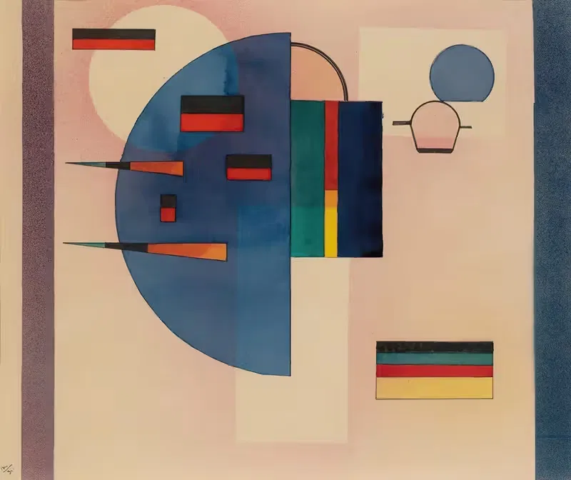 Beruhigt (Calmed) by Wassily Kandinsky, 1931 — digital art print download