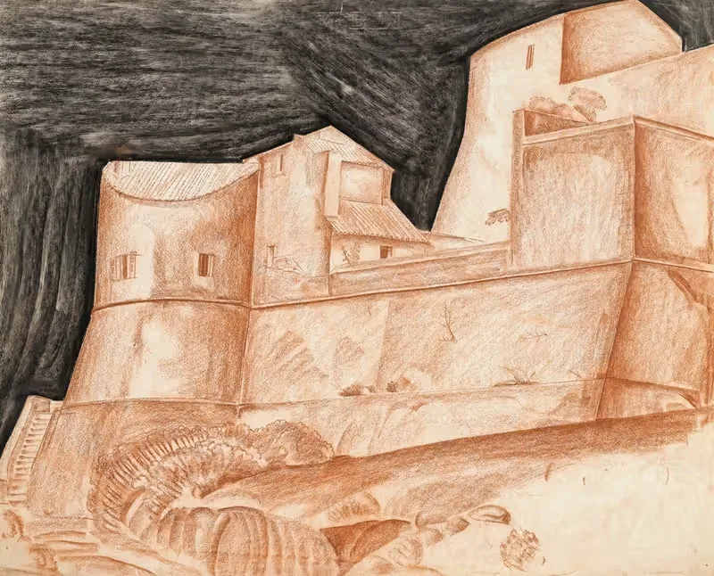 The House At Port-Cros — Alexandre Jacovleff