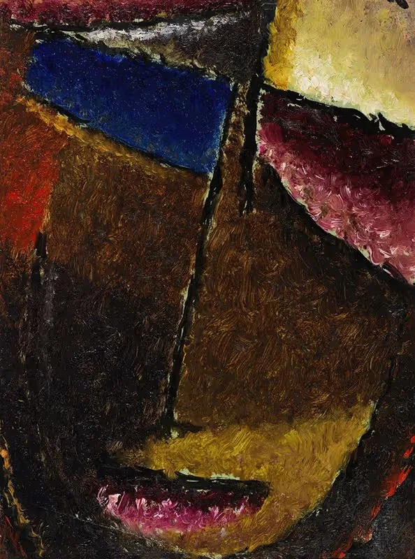 Маленькая абстрактная голова by Алексей фон Явленский, 1934 — digital art print download