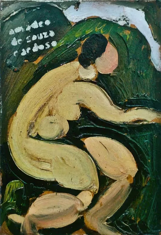 Ню на свежем воздухе by Амадеу де Соуза-Кардозу, c.1914 — digital art print download