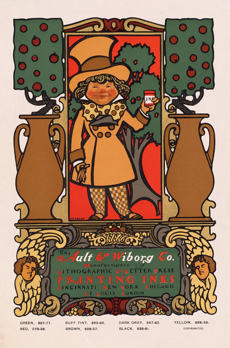 The Ault and Wiborg Co. by Уилл Брэдли — digital art print download