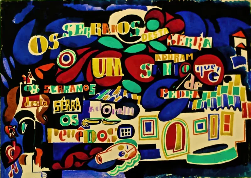 Serrana poem in colour — Amadeo de Souza-Cardoso