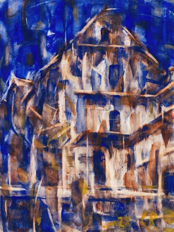 Tessiner Häuser I by Christian Rohlfs, 1928 — digital art print download
