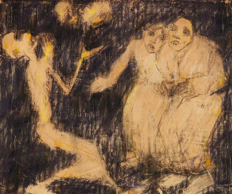 Смерть как жонглёр (Революция) by Кристиан Рольфс, 1935 — digital art print download