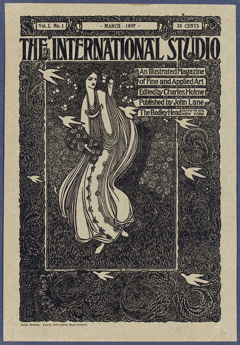 The international studio, March 1897 by Уилл Брэдли, 1897 — digital art print download