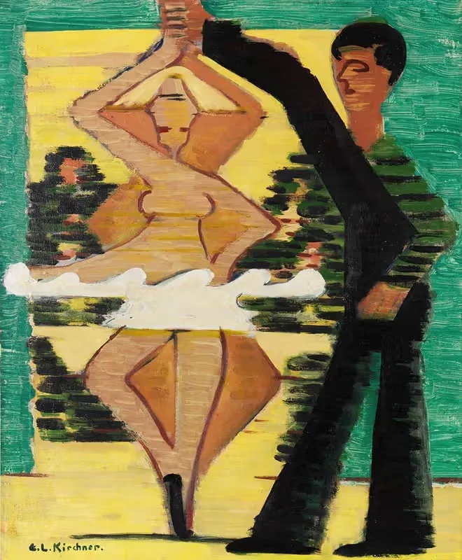 Танцующая женщина by Эрнст Людвиг Кирхнер, 1931 — digital art print download
